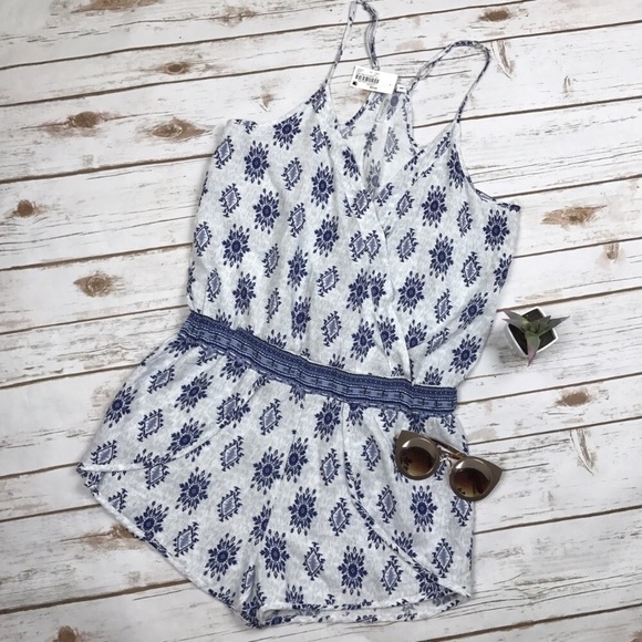 Ron Jon Bohemian Blue Romper - Picture 2 of 6